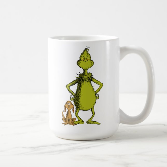 Grinch | Max & Grinch Haltung Kaffeetasse (Rechts)