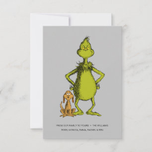 Grinch   Max & Grinch Haltung Karte