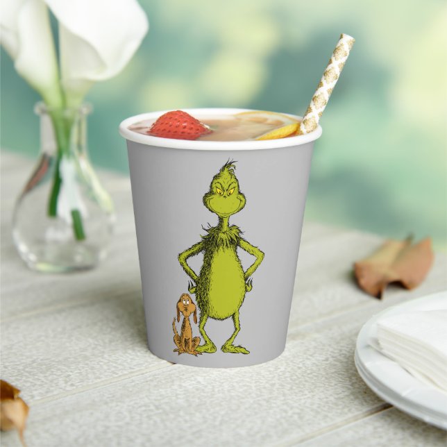 Grinch | Max & Grinch Haltung Pappbecher (In Situ)