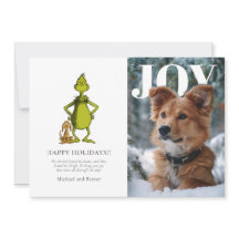 Grinch & Max Personalized Photo Holiday Card