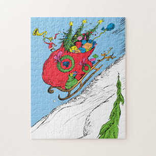 Grinch & Max Runaway Sleigh Puzzle