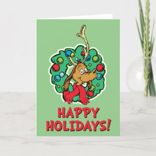 Grinch   Max Weihnachtskranz Feiertagskarte