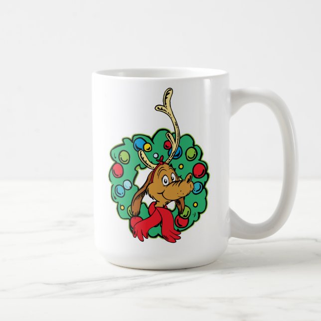 Grinch | Max Weihnachtskranz Kaffeetasse (Rechts)