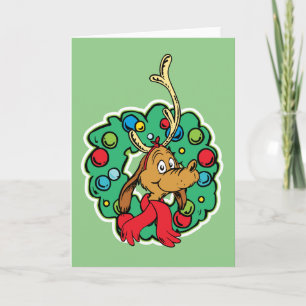 Grinch   Max Weihnachtskranz Karte