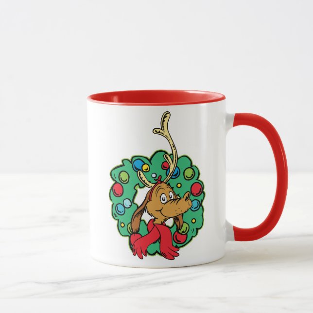 Grinch | Max Weihnachtskranz Tasse (Rechts)