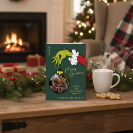 Grinch Merlin Grinchmas Familie Foto Weihnachten Folien Feiertagskarte