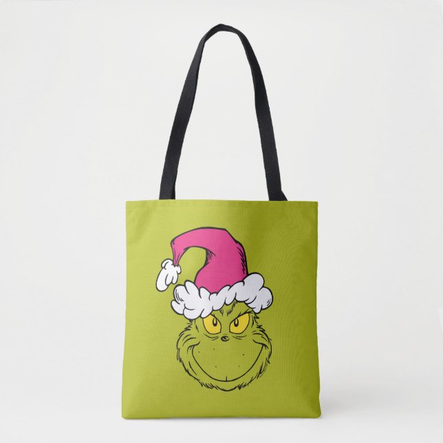Grinch mit rosa Santa-Hut (Vorderseite)