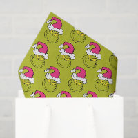 Grinch mit rosa Santa-Hut