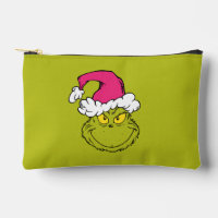 Grinch mit rosa Santa-Hut