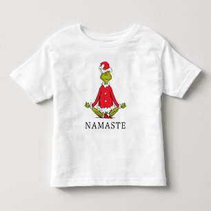 Grinch Namaste Weihnachtsmann Kleinkind T-shirt