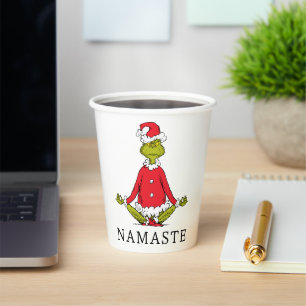 Grinch   Namaste Weihnachtsmann Pappbecher