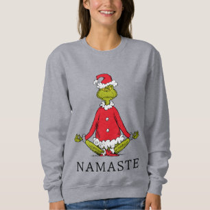 Grinch Namaste Weihnachtsmann Sweatshirt