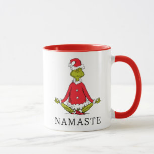 Grinch Namaste Weihnachtsmann Tasse