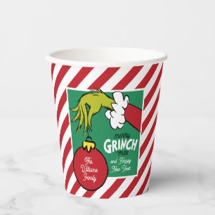 Grinch Personalisierter Weihnachtsschmuck Pappbecher