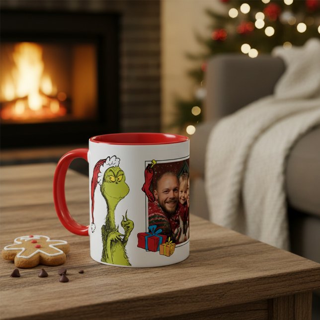 Grinch | Personalisiertes Foto Tasse (Von Creator hochgeladen)