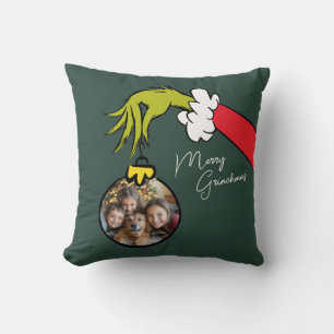 Grinch Personalisiertes Ornament-Wurfkissen Kissen
