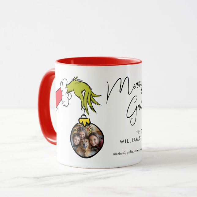 Grinch | Personalized Ornament Tasse (Vorderseite Links)