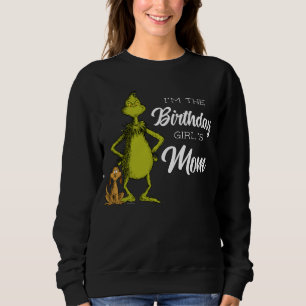 Grinch-Schultafel Geburtstagsmädchen-Mutter Sweatshirt