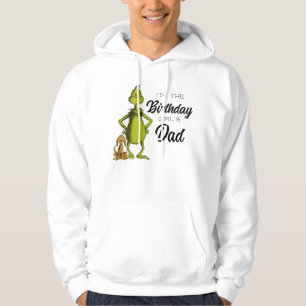 Grinch-Schultafel Geburtstagsmädchen-Vater Hoodie
