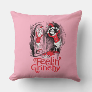 Grinch Sich grinchig fühlen Kissen