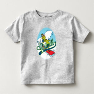 Grinch Snowboarden Kleinkind T-shirt