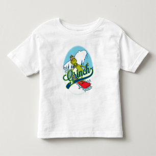 Grinch Snowboarden Kleinkind T-shirt