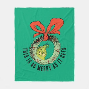 Grinch So lustig wird's maximal Fleecedecke