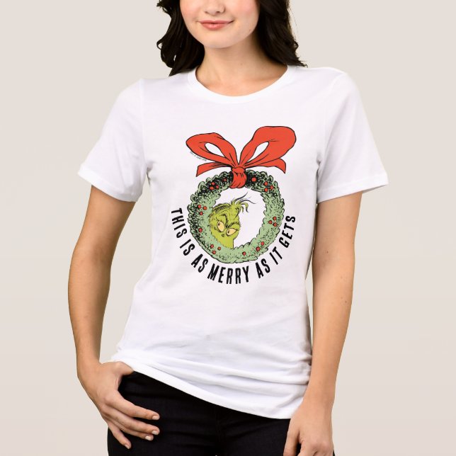 Grinch | So lustig wird's maximal Tri-Blend Shirt (Vorderseite)