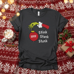 Grinch Stink Stank Stunk T-Shirt