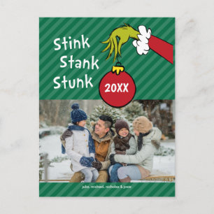 Grinch Stinkt Stank Stunk Feiertagspostkarte