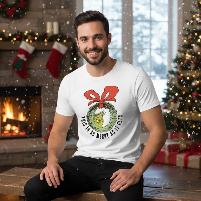 Grinch | This Is As Merry As It Gets Tri-Blend Shirt (Von Creator hochgeladen)