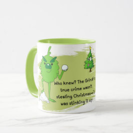 Grinch Vibes Coffee Tasse - Perfekt spielende Sips