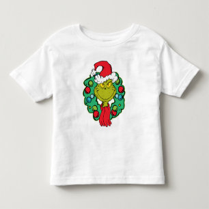Grinch Weihnachts-Kranz Kleinkind T-shirt