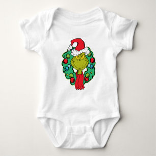 Grinch Weihnachts-Weihnachtsgirlande Baby Strampler