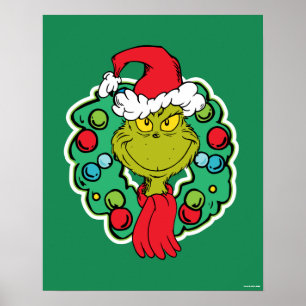 Grinch Weihnachtsgirlande Poster