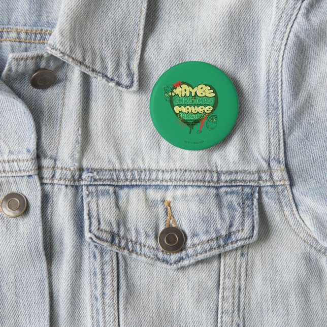 Grinch | Weihnachtszitat Button (Beispiel)