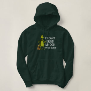 Grinch Wenn ich meinen Hund nicht mitbringen kann, Hoodie