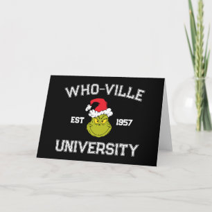 Grinch Who-ville Universität Est 1957 Karte