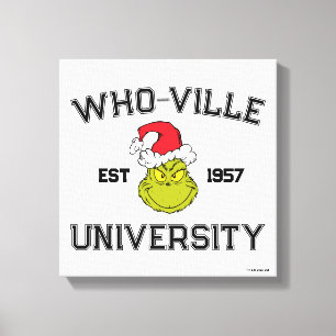 Grinch Who-ville Universität Est 1957 Leinwanddruck