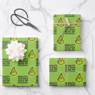Grinch Wirklich? Noch eine Scheibe Pavlova? Qu Geschenkpapier Set