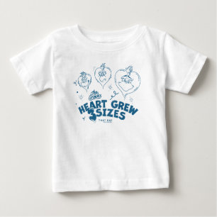 Grinch's Heart wuchs um 3 Größen Baby T-shirt