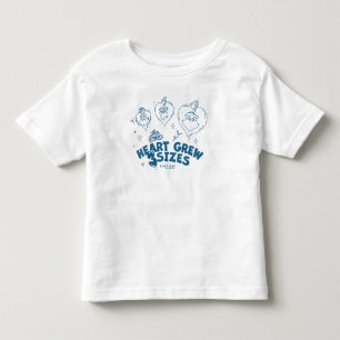 Grinchs Herz wuchs um drei Nummern Kleinkind T-shirt