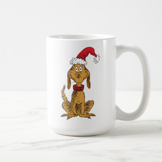 Grinch's Max | Weihnachtsmann-Hut Kaffeetasse (Rechts)