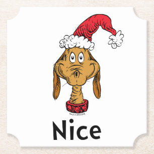 Grinchs Max Weihnachtsmann-Hut Untersetzer