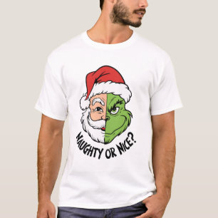 Grinchy Claus: Wer war schüchtern oder nett? T-Shirt