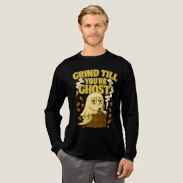 Grind bis du Spaß am Halloween-Kaffeelover hast Tri-Blend Shirt