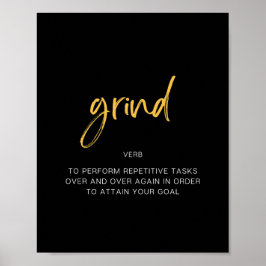 Grind Inspirierend Angebot Poster