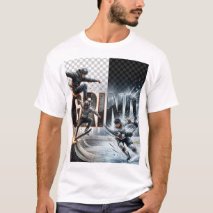 GRIND Skateboard Eishockey Hart arbeiten und d T-Shirt