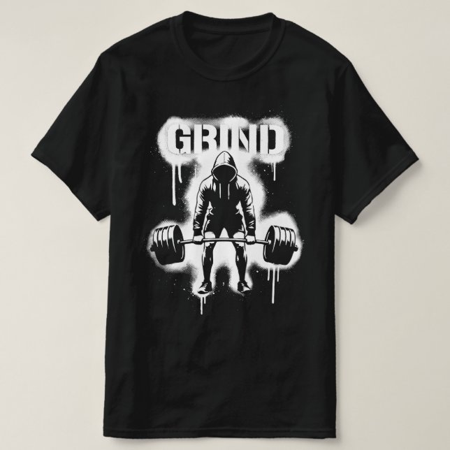 Grind T-Shirt -> is a simple translation, so: Grin (Design vorne)