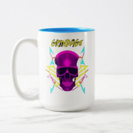 Grindage Mug Zweifarbige Tasse
